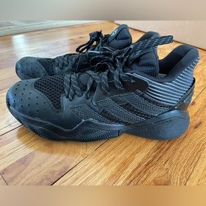 James Harden Adidas sneakers size 7.5 men’s. EUC. Black on black.